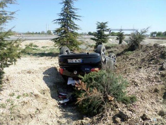 Malkara’Da Otomobil Takla Attı: 3 Yaralı