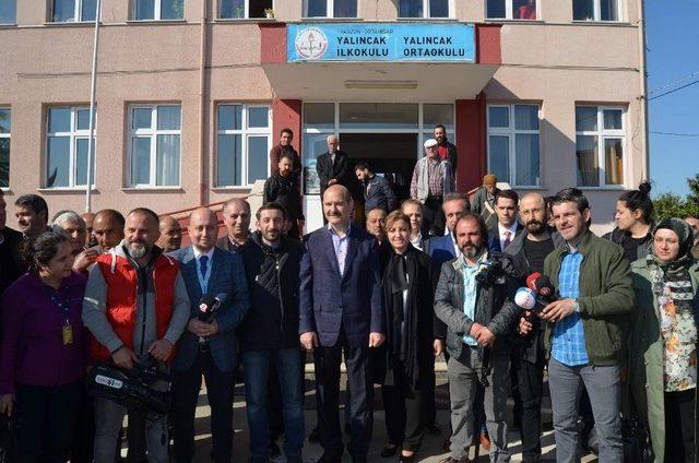 İçişleri Bakanı Soylu Referandumda Oyunu Trabzon’da Kullandı