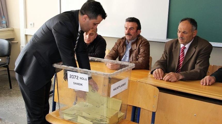 Sivas&rsquo;ta Oy Verme İşlemi Tamamlandı