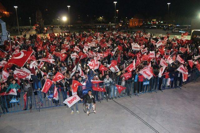 Konya’da ‘evet’ Sevinci