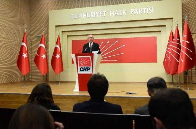 Kılıçdaroğlu'ndan Ysk'ya: Hangi Gerekçeyle Kendinizi Parlamentonun Üstünde Görüyorsunuz ?