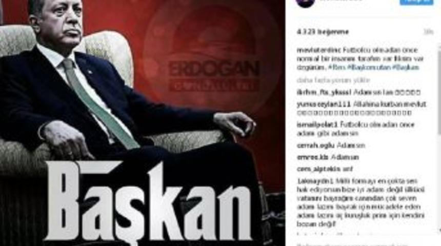 Mevl&uuml;t Erdin&ccedil;&rsquo;ten &rsquo;başkan&rsquo; Paylaşımı