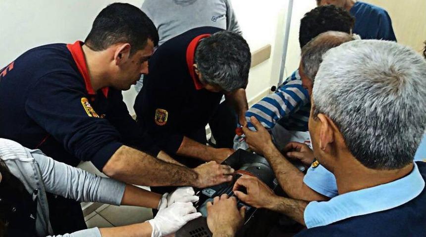 11 Yaşındaki &Ccedil;ocuk Elini Kıyma Makinesine Kaptırdı