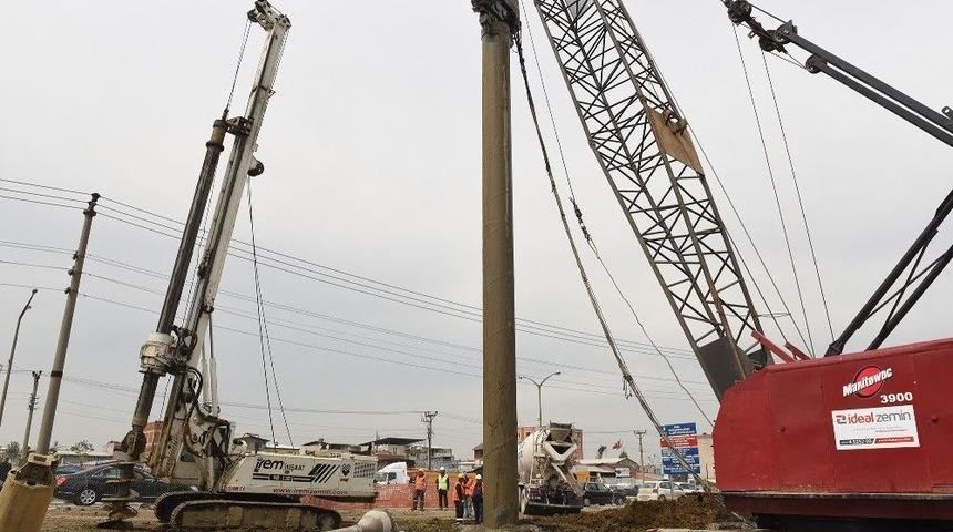 Beşyol Kavşağında İnşaat Hızlandı