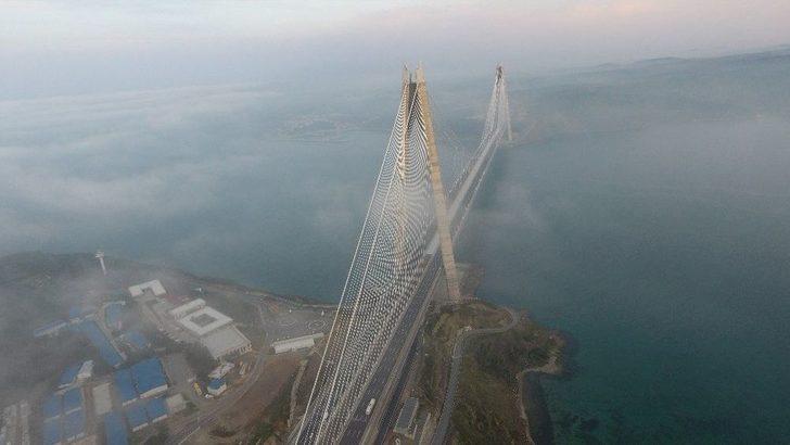 (özel Haber) Yavuz Sultan Selim Köprüsü’ndeki Muhteşim Sis Manzarası Havadan Görüntülendi G4