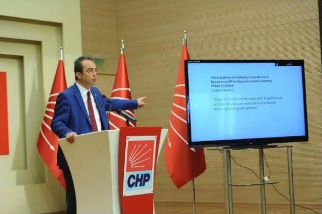 Chp'li Tezcan: Tek Bir Karar Vardır; Seçimin Ysk Tarafından Iptal Edilmesidir (2) - (Yeniden)