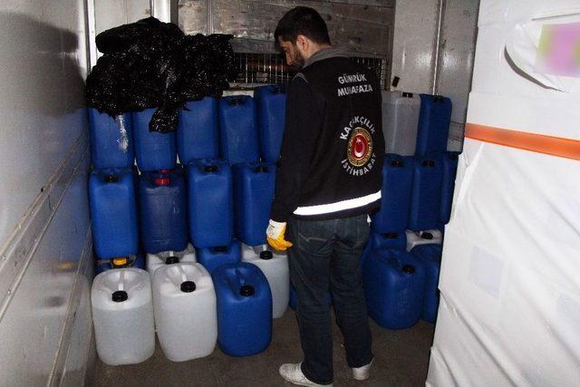 Kapıkule’de Uyuşturucu Yapımında Kullanılan 1.5 Ton Asit Anhidrit Ele Geçirildi