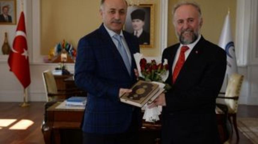 İl Müftüsü Sula’dan Vali Azizoğlu’na Ziyaret