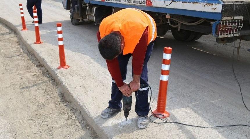 Turgutlu Belediyesinden Kazaları &Ouml;nleyecek &Ccedil;&ouml;z&uuml;m