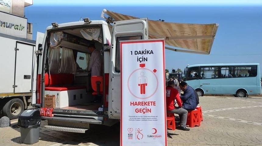 Kızılay Fatsa&rsquo;da Kan Bağışı Topladı