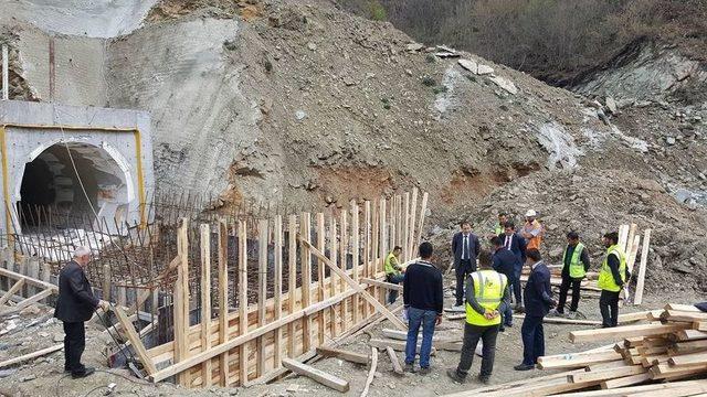 Başkan Yalçın Dereköy Barajında İncelemelerde Bulundu