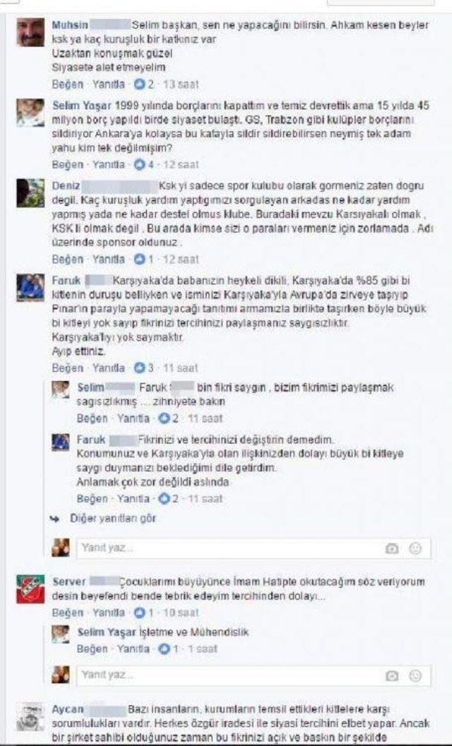 Karşıyaka Spor Kulübü'nde 'evet' Tartışması