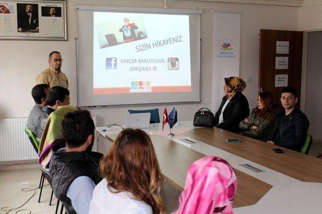 Erzincan Gen&ccedil;lik Merkezi&rsquo;nde Uygulamalı Girişimcilik Eğitimi Başladı 2