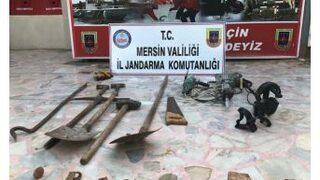 Mersin’de İzinsiz Kazı Yapan 2 Kişi Gözaltına Alındı