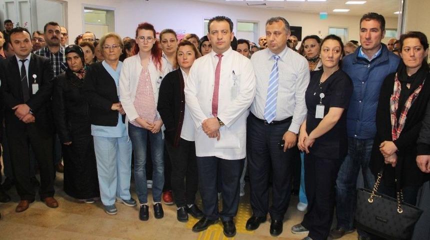 Gönül Hemşireye Mesai Arkadaşlarından Destek