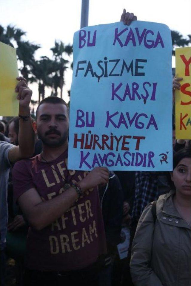 Mersin'de Ysk Protestosu