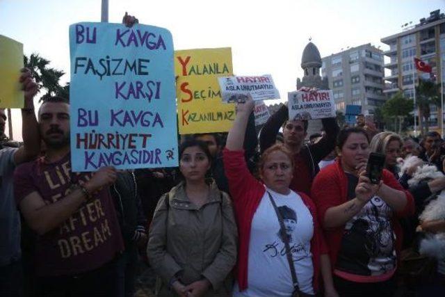 Mersin'de Ysk Protestosu