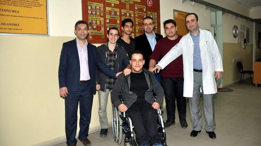 Engelli Arkadaşları &lsquo;umut&rsquo; İ&ccedil;in Proje Yaptılar