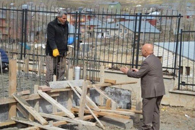 Eleşkirt Tahir Beldesinde Modern Mezbahane Temeli Atıldı 1