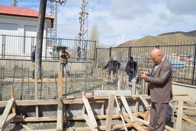 Eleşkirt Tahir Beldesinde Modern Mezbahane Temeli Atıldı 3