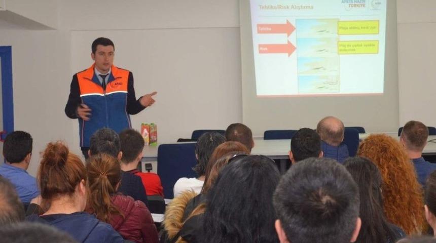 İşyeri Personeline Afet Bilinci Eğitimi
