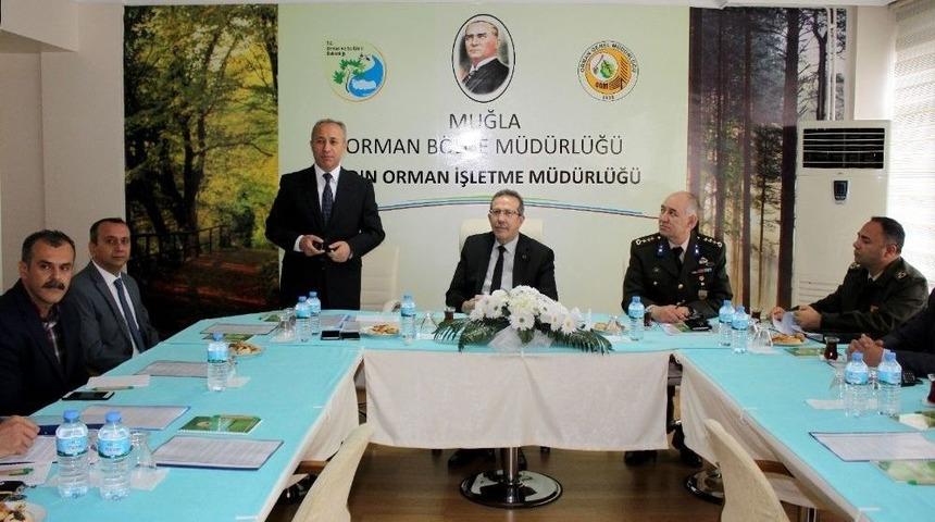 Aydın&rsquo;da Yangın Koordinasyon Toplantısı Yapıldı