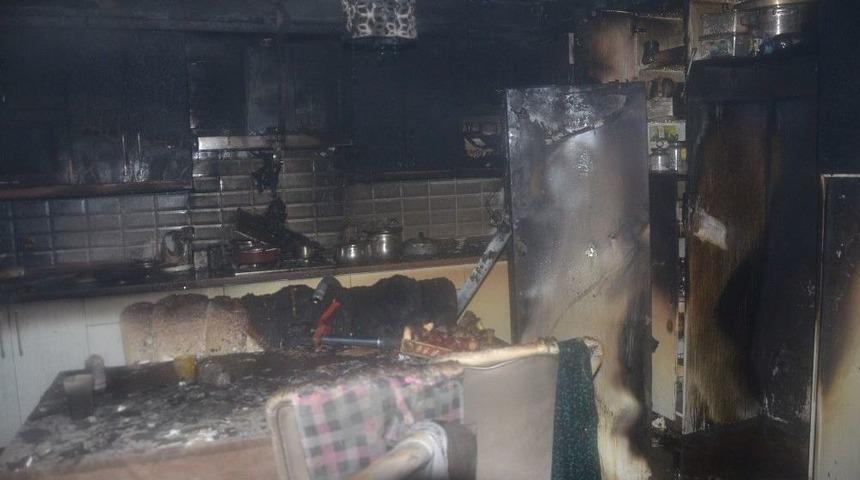 &Uuml;nye&rsquo;de Ev Yangını