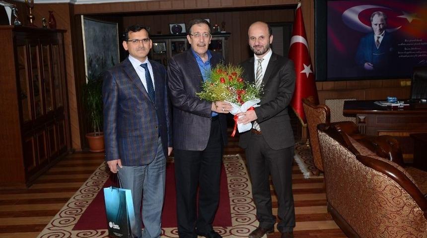 M&uuml;ft&uuml; Kotan, Başkan Bulutlar&rsquo;ı Ziyaret Etti