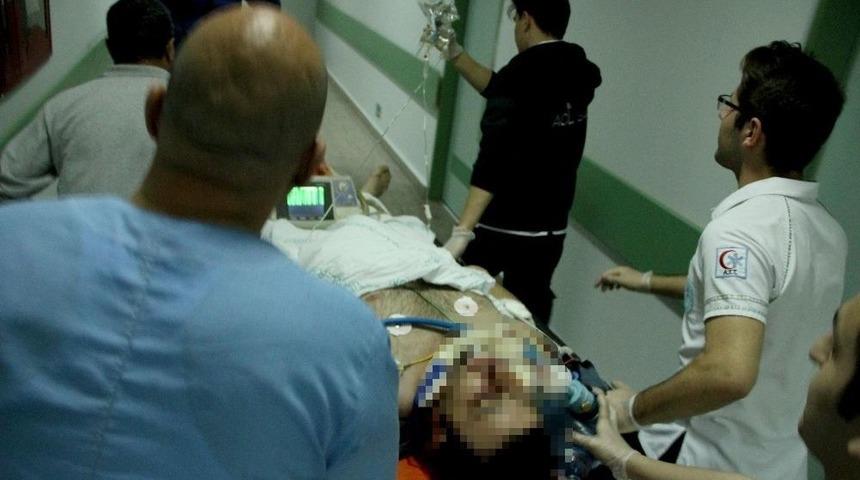 &Ccedil;atıdan D&uuml;şen İş&ccedil;i Ağır Yaralandı