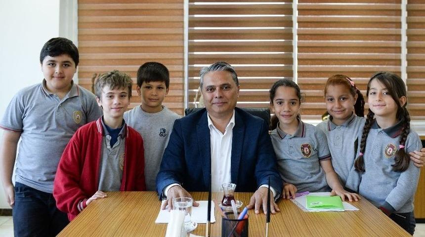 &Ccedil;ocuklar Sordu Başkan Uysal Yanıtladı