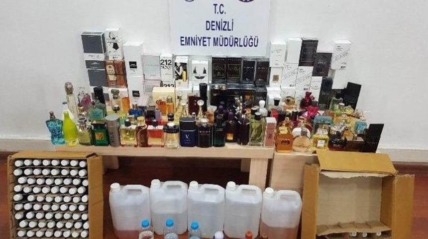 Denizli&rsquo;de Ka&ccedil;ak Akaryakıt Ve Parf&uuml;m Operasyonu: 5 G&ouml;zaltı