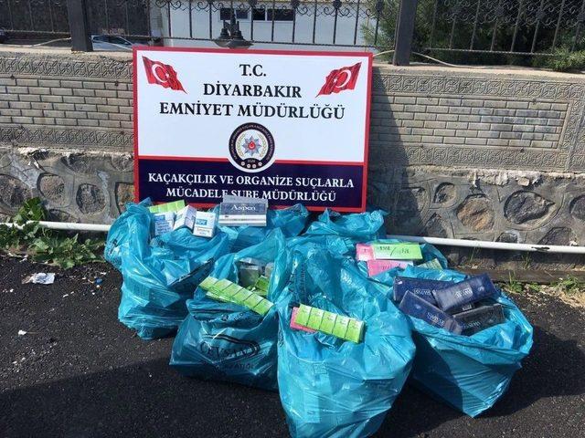 Diyarbakır’da 643 Bin Lira Değerinde Kaçak Sigara Ele Geçirildi