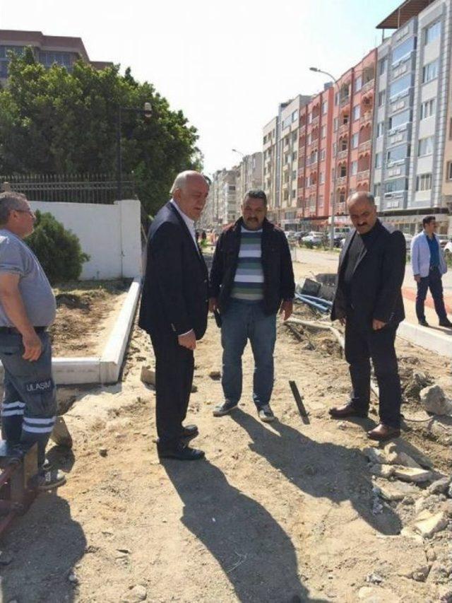 İskenderun’da Caddeler Ve Kaldırımlar Yenileniyor