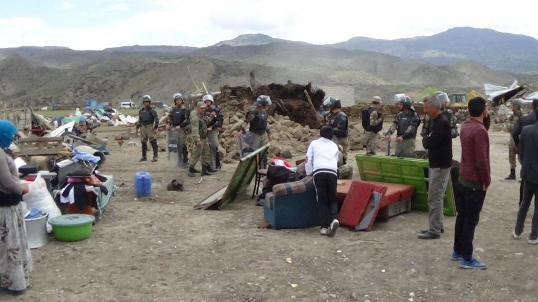 Kıjik Mezrasına Yıkım Kararı