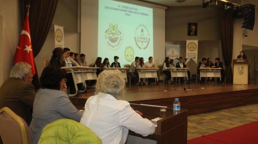 ‘edirne’ Temalı Liselerarası Bilgi Yarışması Yapıldı