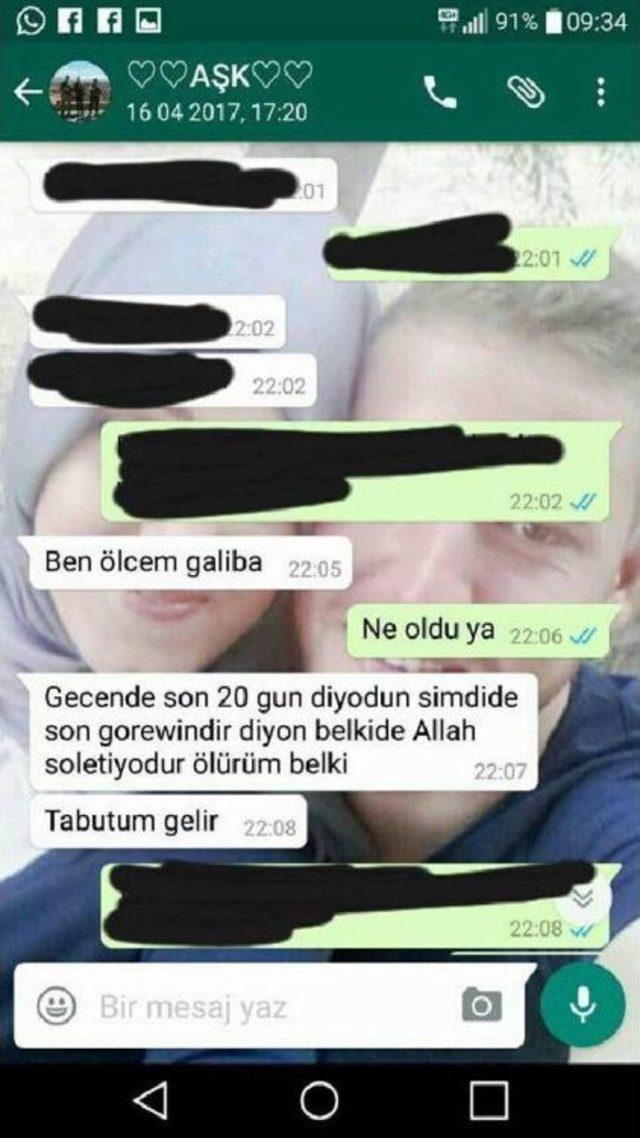 Şehidin Hamile Eşine Son Mesajı: Çocuğun Adını Harun Koy