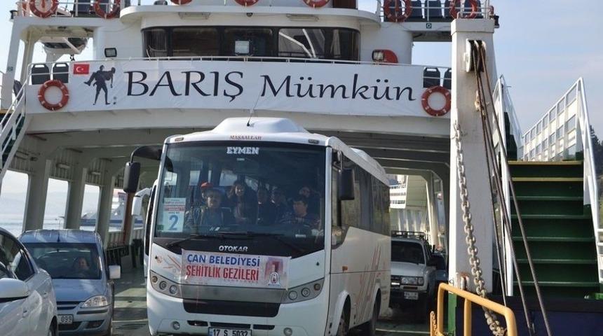 &Ccedil;an Belediyesi Geleneksel Şehitlik Gezileri Başlıyor