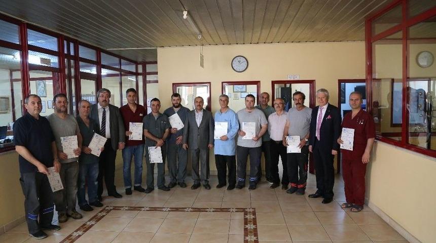 Mesleki Yeterlilik Belgeleri Verildi