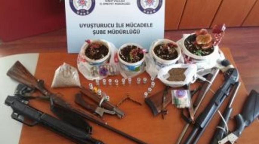 Sinop&rsquo;ta Uyuşturucu Operasyonları