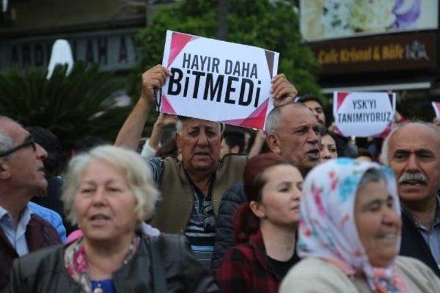 Antalya'da Referandum Protestosu