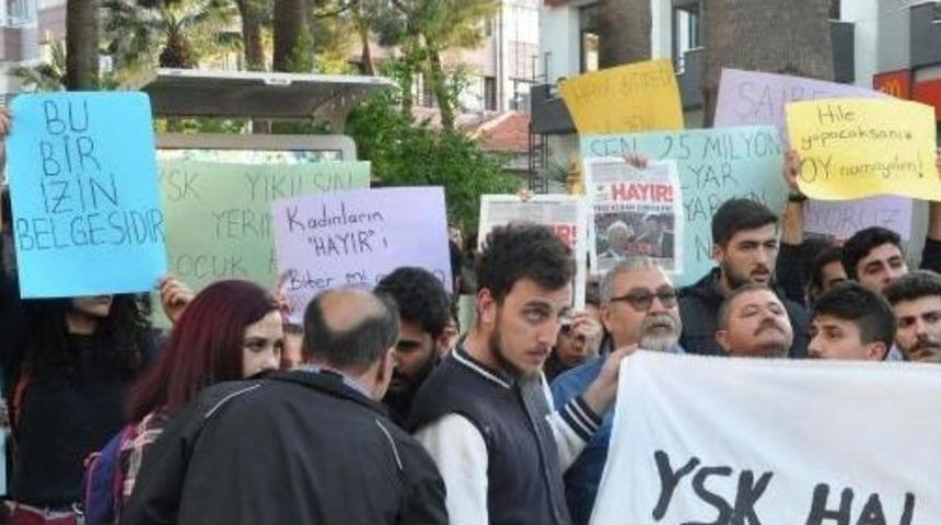 Denizli'de Ysk Protestosu