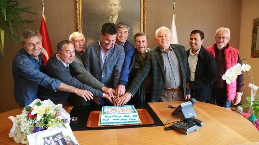 Başkan Kocadon İlk Se&ccedil;ildiği Ekiple Bir Araya Geldi