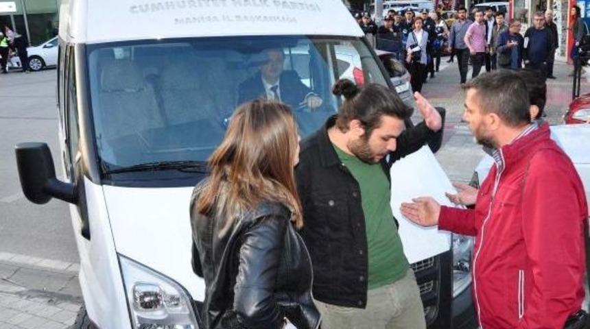 Ysk Protestosunda Chp'liler Arasında Gerginlik