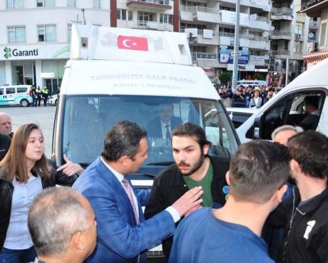 Ysk Protestosunda Chp'liler Arasında Gerginlik