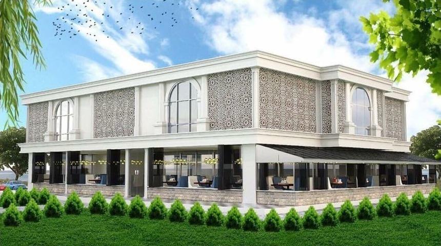 Saray Cumhuriyet Mahallesi&rsquo;ne Modern D&uuml;ğ&uuml;n Salonu Ve &Ccedil;ay Bah&ccedil;esi