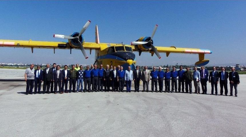 Yangın S&ouml;nd&uuml;rme U&ccedil;akları G&ouml;reve Hazır