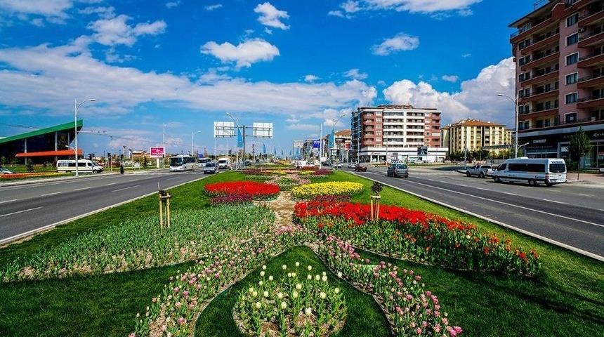 Büyükşehir Belediyesi 174 Bin Adet Lale Dikti