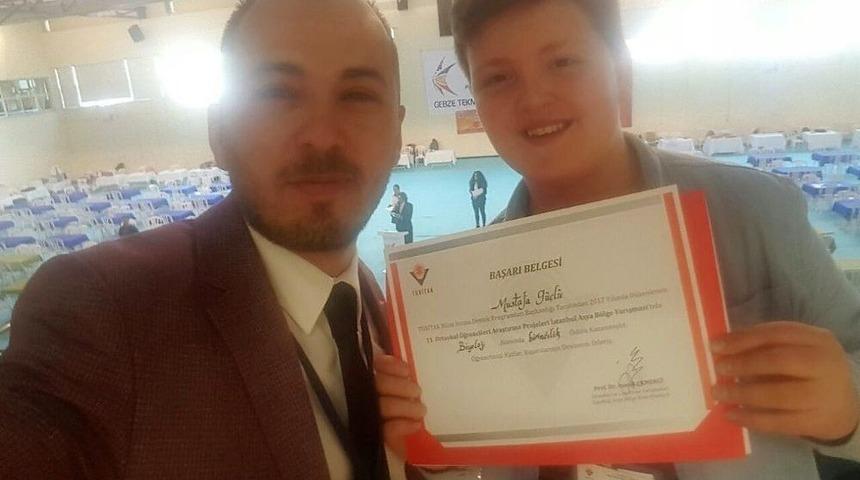 Gen&ccedil; &Ouml;ğrenci T&uuml;bitak&rsquo;dan Birincilik &Ouml;d&uuml;l&uuml; Aldı