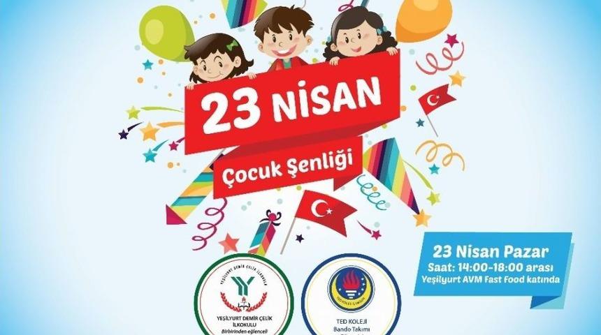 Atakum&rsquo;da 23 Nisan Coşkusu Avm&rsquo;de