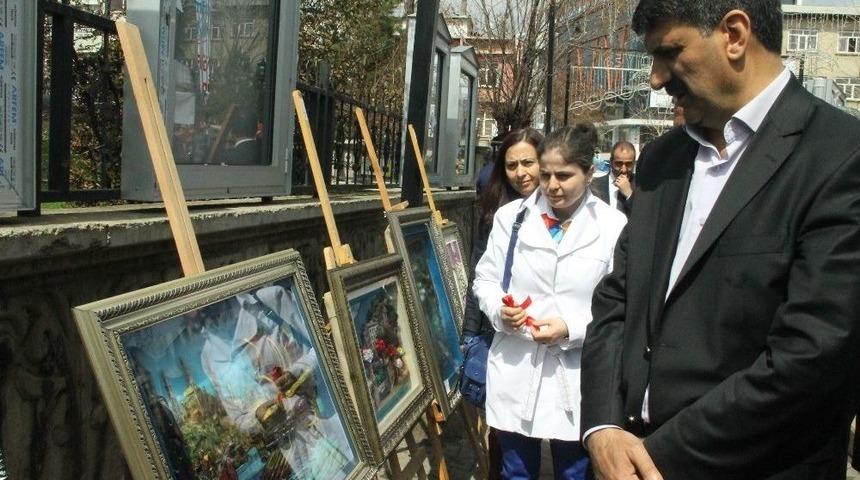 Bing&ouml;l&rsquo;de Kursiyerin El Emekleri Sergilendi